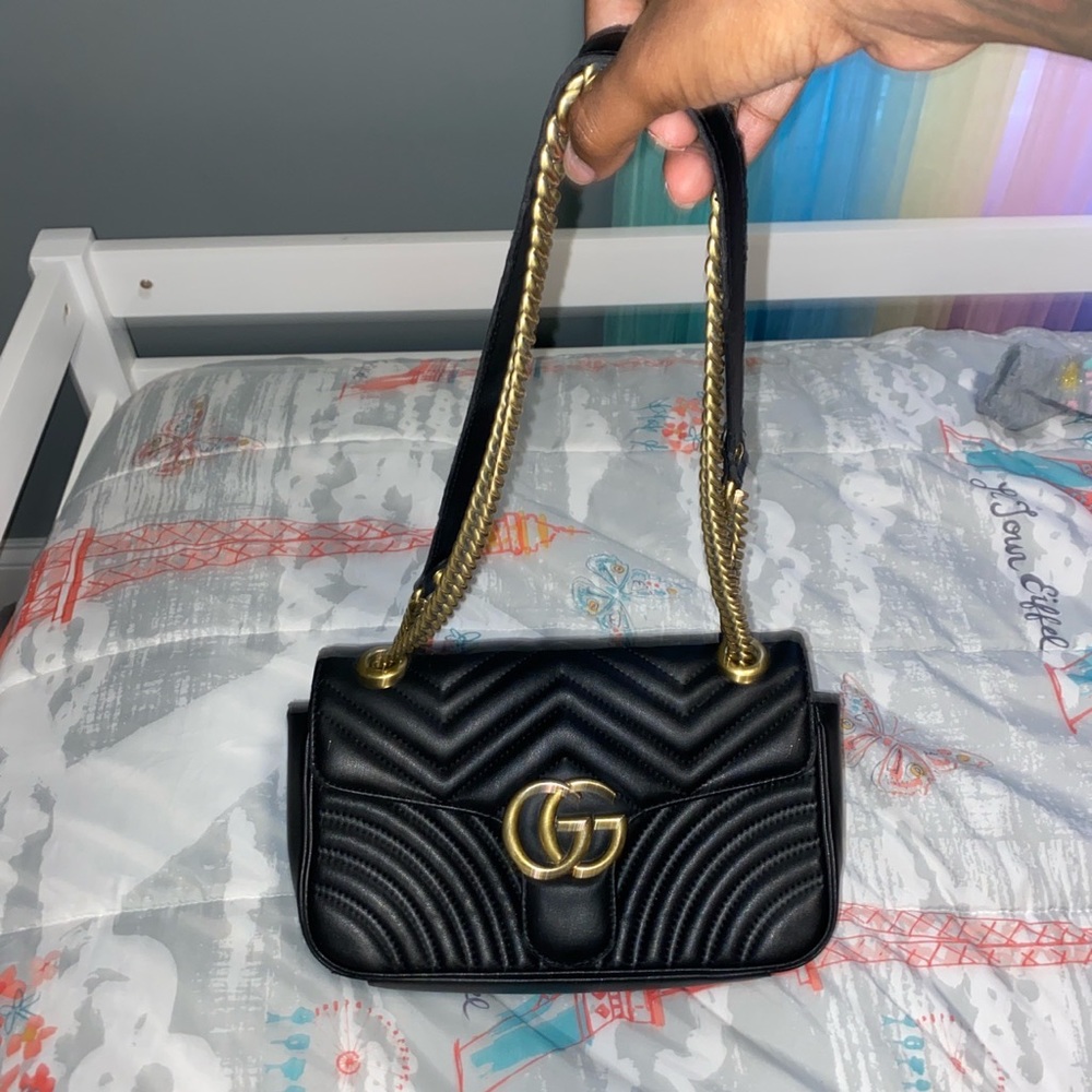 Gucci leather Marmont bag